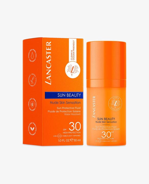 Produktbild Lancaster Sun Beauty flüssiger Sonnenschutz SPF30 (Sonnencreme Gesicht, SPF 30, 30 ml, 150 g)