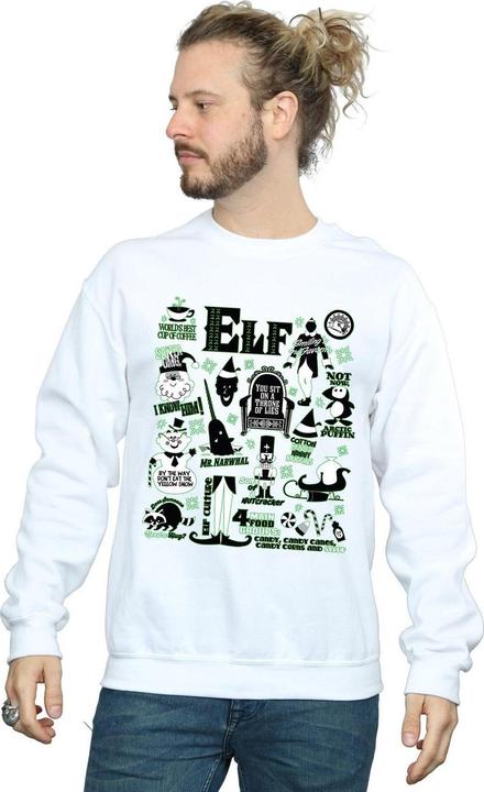 Produktbild Elf Infographic Poster Sweatshirt (L)