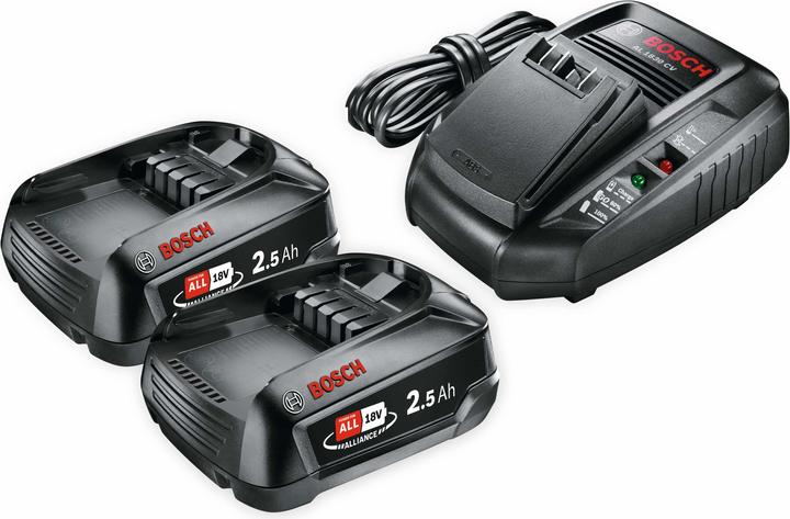 Bosch Home & Garden Starter-Set PBA 18V (2x2,5Ah) + AL 1830 CV (18 V)