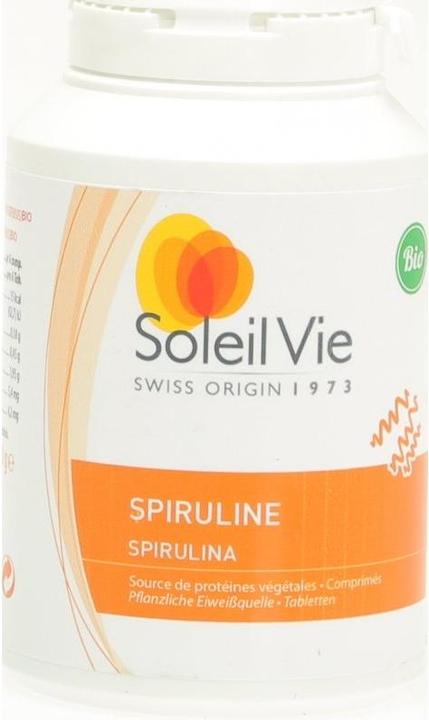 Immagine prodotto Soleil Vie Spirulina da coltura biologica in acqua Tabl (180 Pezzo/i, Pillole, 114 g)