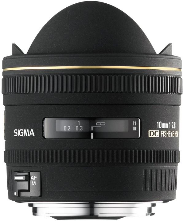 Image du produit Sigma 10mm, f/2.8 EX DC HSM Diagonal-Fisheye, Canon EF-S (Canon EF-S, APS-C / DX)