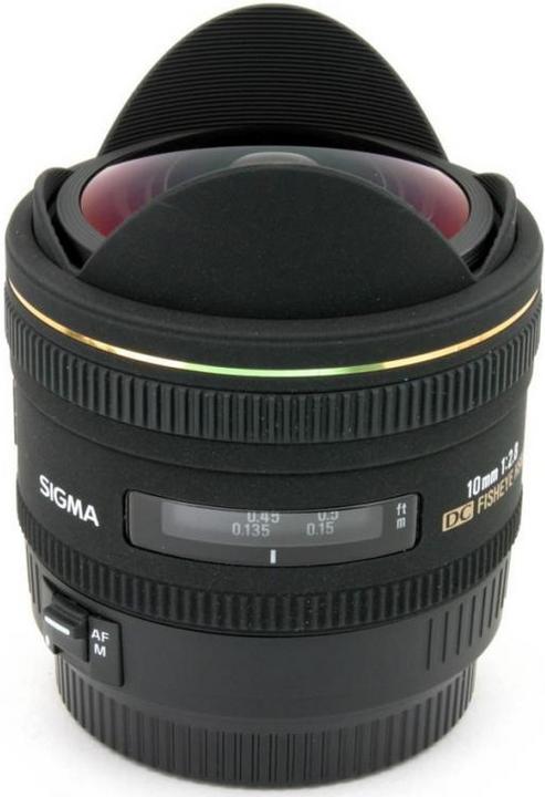 Image du produit Sigma 10mm, f/2.8 EX DC HSM Diagonal-Fisheye, Canon EF-S (Canon EF-S, APS-C / DX)