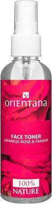 Orientana Natürliches Gesichtswasser Japanische Rose Pandan & Aloe Vera 100ml - Alkoholfrei (100 ml)