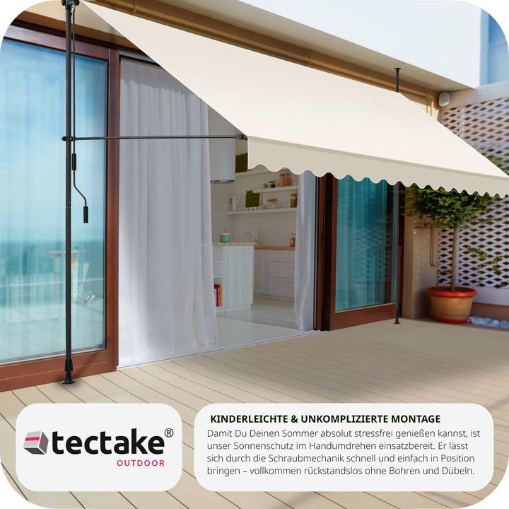Actual product image tectake Clamping awning (4 m)