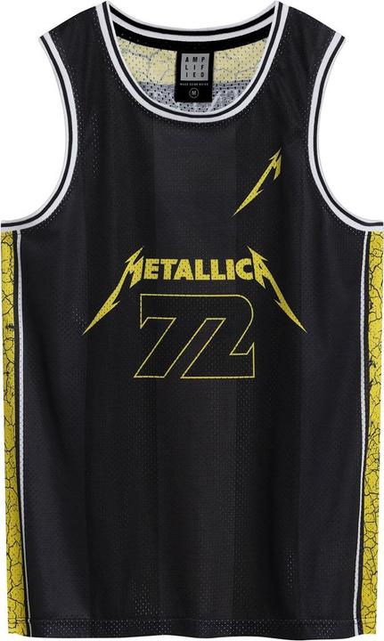 Actual product image Amplified Mens Seventy Two Metallica Basketball Jersey (M)