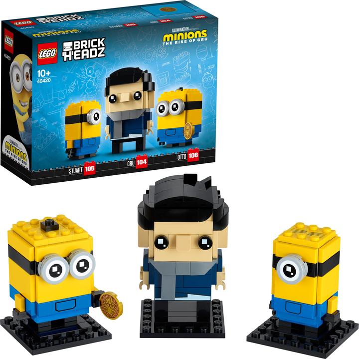 Actual product image LEGO BrickHeadz Gru, Stuart & Otto 40420 (40420, LEGO Brickheadz)