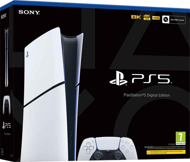 Produktbild Sony PlayStation 5 Digital Edition Slim (Nordic)