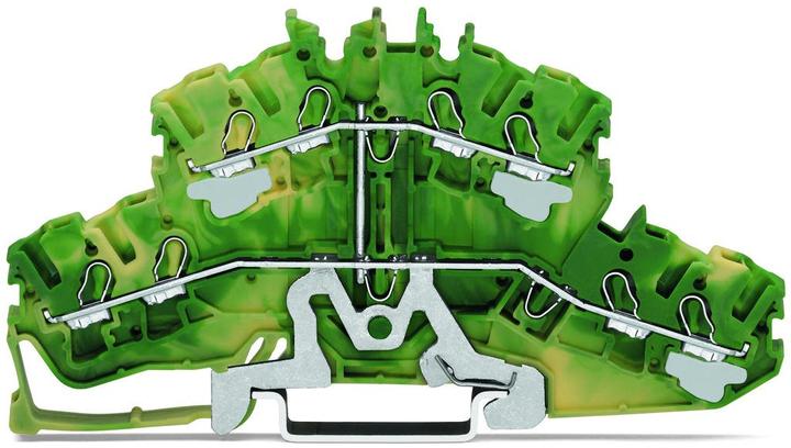 Produktbild Wago Vago 2-Level TOPJOBS Stecker 2,5mm2 gelb grün 24A, LGY 8A 2002-2407