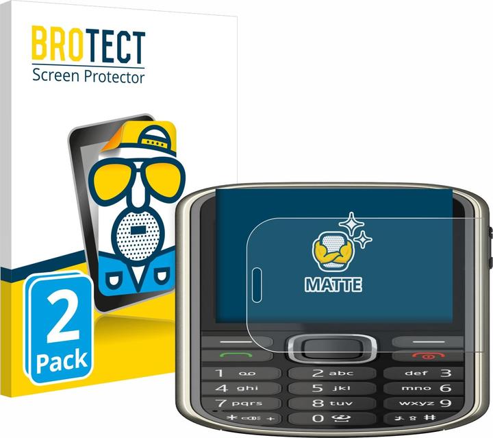 Produktbild BROTECT Entspiegelungsfolie Displayschutz Displayschutzfolie Folie Matt (2 Stück, Nokia 3720 Classic)