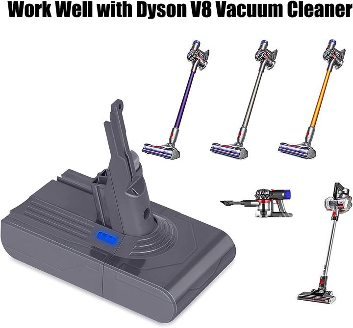 Actual product image Kunlun V8 Replacement Battery for Dyson