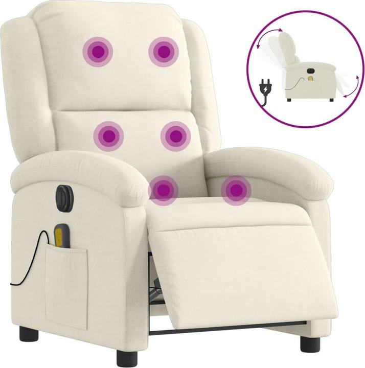 Produktbild VidaXL Massagesessel Elektrisch Samt