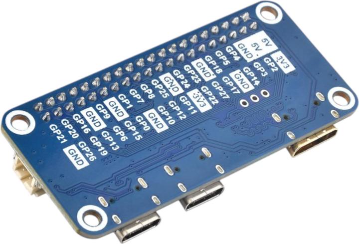 Actual product image WaveShare RP2040-PiZero Entwicklungsboard 264KB SRAM und 16MB Flash
