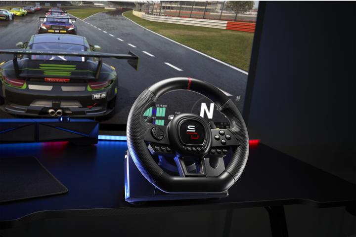 Actual product image Subsonic Superdrive - SV650 Racing Wheel steering wheel with pedals, shift & vibration - Xbox S (PS4, PC, Xbox Series S, Xbox One S, Xbox Series X, Xbox One X)