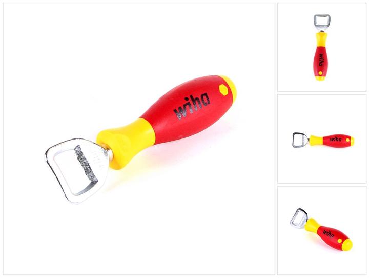 Actual product image Wiha Bottle opener SoftFinish tool handle (Electric corkscrew)