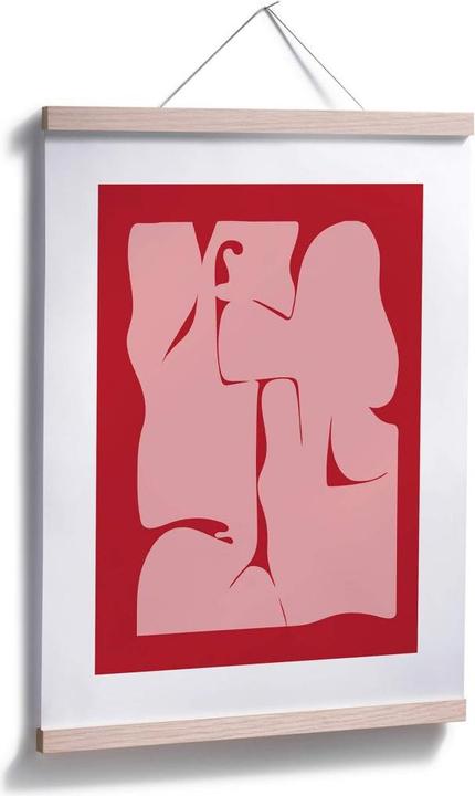 Immagine prodotto Trenddeko Rosso astratto (50 x 60 cm)