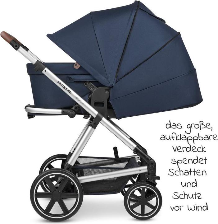 Produktbild ABC Design Kombikinderwagen Kombi-Kinderwagen Timbo 4 - inkl. Babywanne & Sportsitz