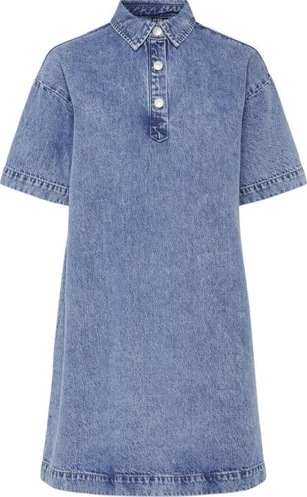 Actual product image Pieces Pckenya Ss A-Shape Denim Dress Noos Bc (S)