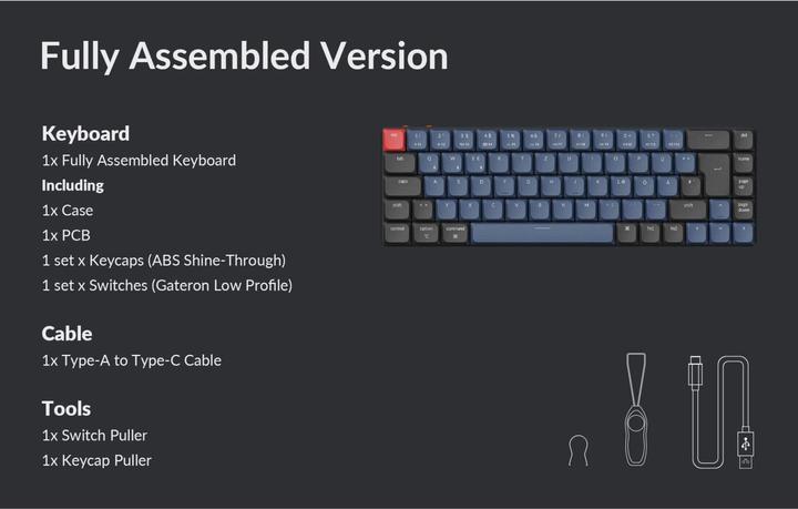Produktbild Keychron K7 Pro (CH, Kabelgebunden, Kabellos)