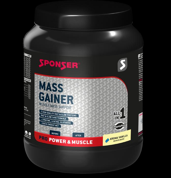 Actual product image Sponser Pro Mass Gainer (Vanilla, 1 pcs., 1200 g)
