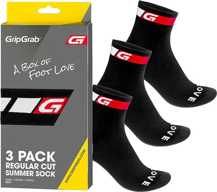 Immagine prodotto GripGrab Calzini a taglio regolare 3-Pack (41)