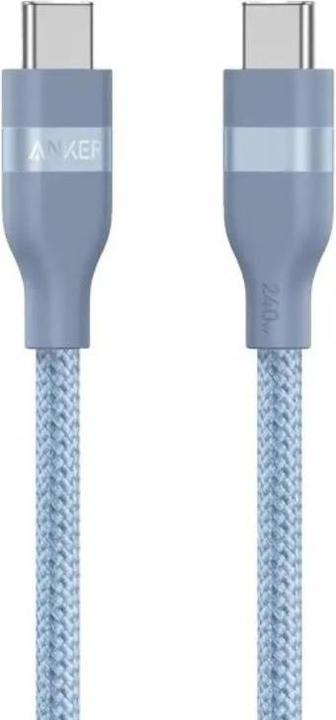 Immagine prodotto Anker Ultra Soft Kabel- USB-C zu USB-C - 240W - 0.9M - Blau (0.90 m, 240 W)