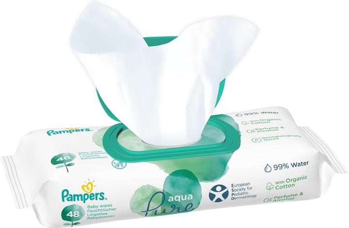 Image du produit Pampers Aqua Pure (48 pièce(s))