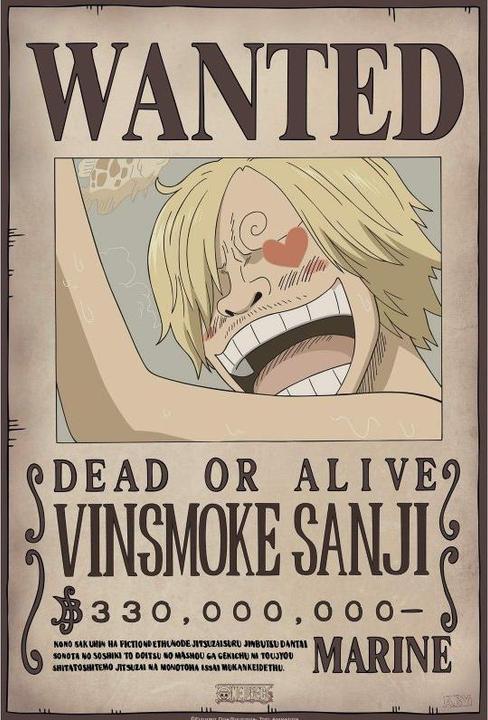 Actual product image GB Eye One Piece - Sanji (91.5 x 61 cm)