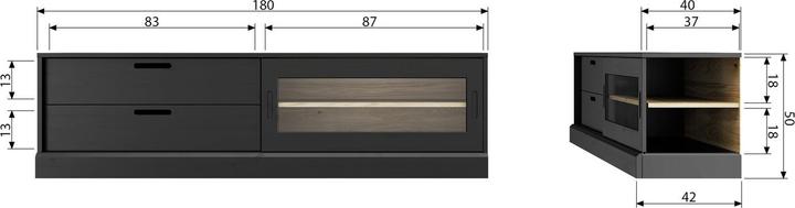 Produktbild Woood James (180 x 42 x 50 cm)