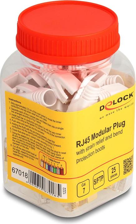 Actual product image Delock RJ45 modular plug (Network cable plug)