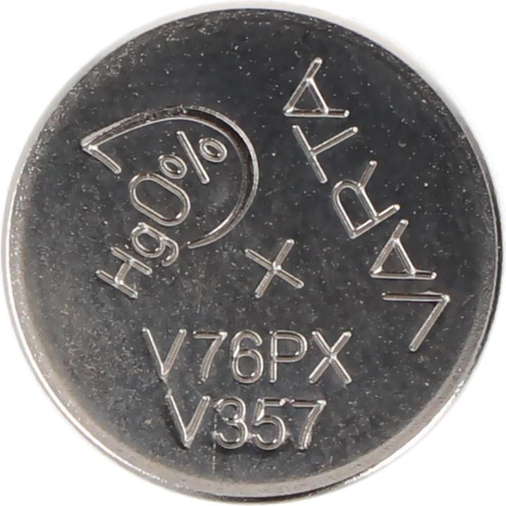 Actual product image Varta V357 (1 pcs., SR44, 155 mAh)