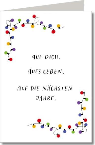 Produktbild Keitcards Karte auf dich, aufs Leben, auf die nächsten Jahre