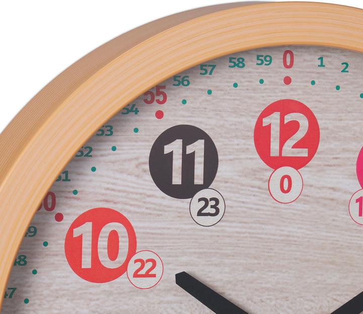 Actual product image Relaxdays Children's wall clock (30 cm)