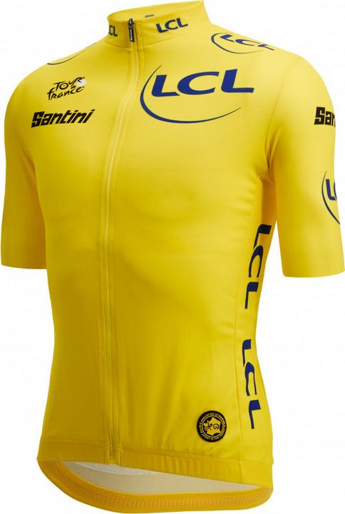 Image du produit Santini Kurzarmtrikot TDF LEADER YELLOW Herren (S)