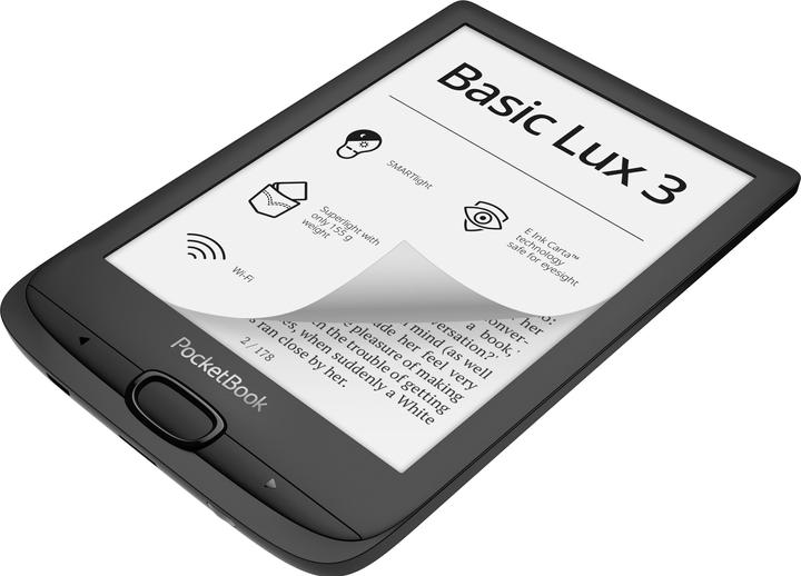 Produktbild PocketBook Basic Lux 3 (6", 8 GB, Schwarz)