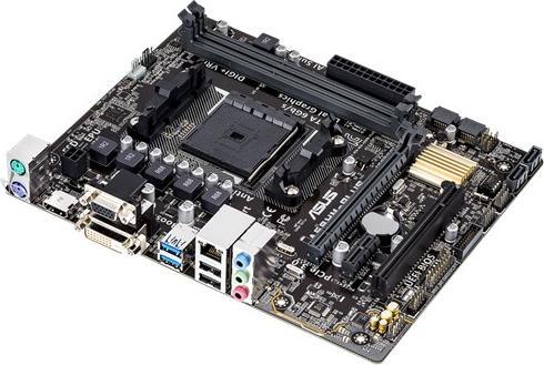 Produktbild ASUS Mainboard A68HM-PLUS FM2+ 2xDDR3 4xSATA3 mATX (FM2+, AMD A68H, mATX, Flex-ATX)