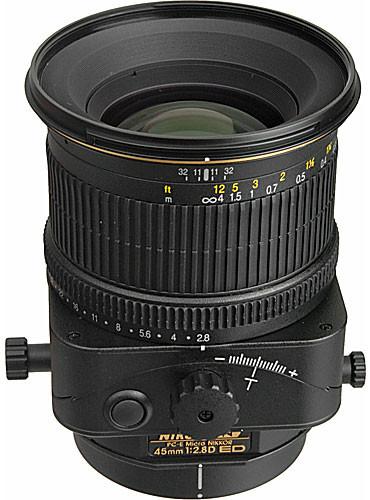 Actual product image Nikon PC-E Nikkor 45mm f/2.8D ED Tilt-Shift (Nikon F, full size)