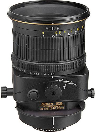 Actual product image Nikon PC-E Nikkor 45mm f/2.8D ED Tilt-Shift (Nikon F, full size)
