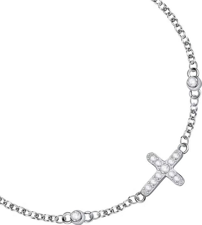 Produktbild Morellato Passioni Br. Steel+Wht Ston (19 cm, Edelstahl)