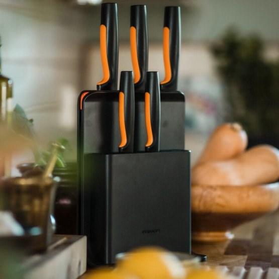 Actual product image Fiskars Functional shape plastic knife case for 5 knives