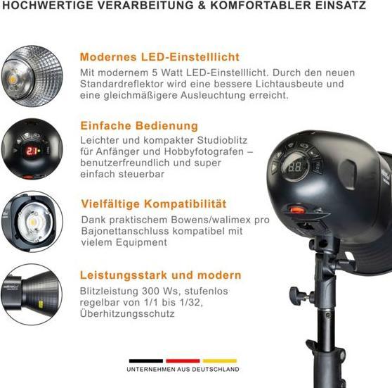 Actual product image Walimex pro Newcomer 300 II Set Double (300 W, Set)