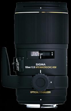 Actual product image Sigma 150mm F2.8 EX DG APO MACRO OS HSM, Canon EF (Canon EF-S, Canon EF, full size)