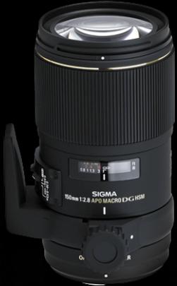 Actual product image Sigma 150mm F2.8 EX DG APO MACRO OS HSM, Canon EF (Canon EF-S, Canon EF, full size)