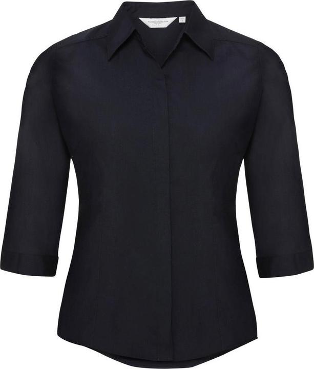 Actual product image Russell Collection poplin blouse easy-care fitted 34 sleeves (XS)