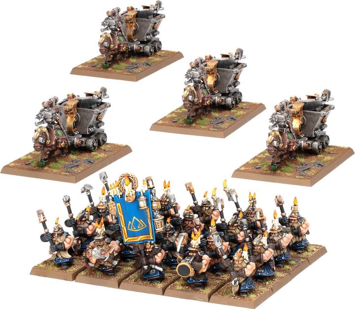 Actual product image Games Workshop Warhammer ToW - Dwarfen Mountain Holds Mineurs (Plastic)