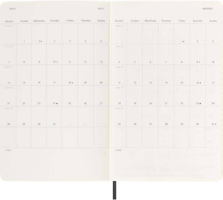 Produktbild Moleskine Notizkalender (A5, Englisch)