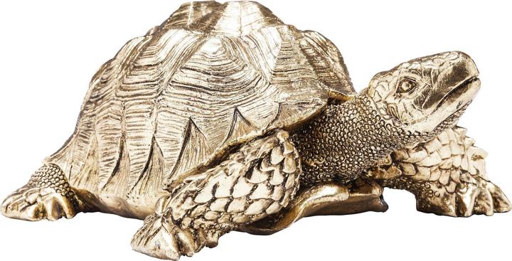 Image du produit Designlife Figurine décorative Turtle doré PM (14,5 x 30 x 25,5 cm)