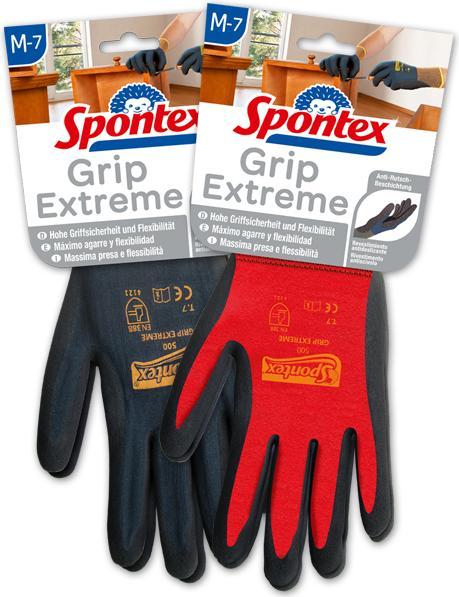 Image du produit Spontex Gants de jardinage Grip Extreme, Enduction : mousse nitrile, Couleur : assortie, Taille : 7 (7)