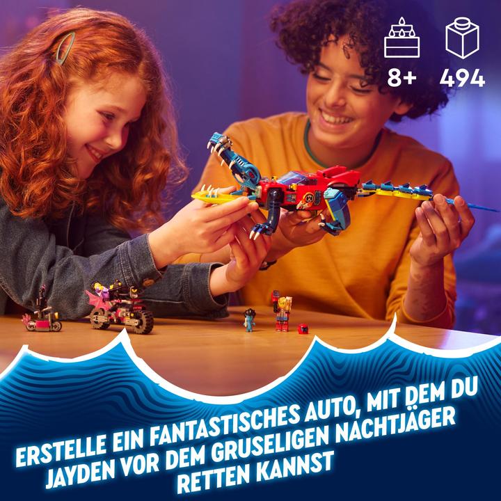 Actual product image LEGO Crocodile car (71458, LEGO Dreamzzz)