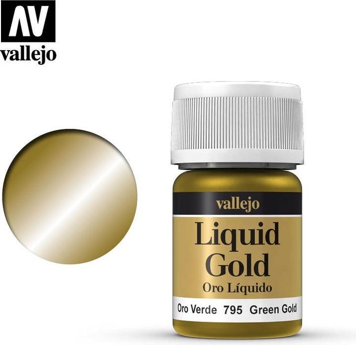 Actual product image Vallejo Liquid Gold - Green Gold (70.795)