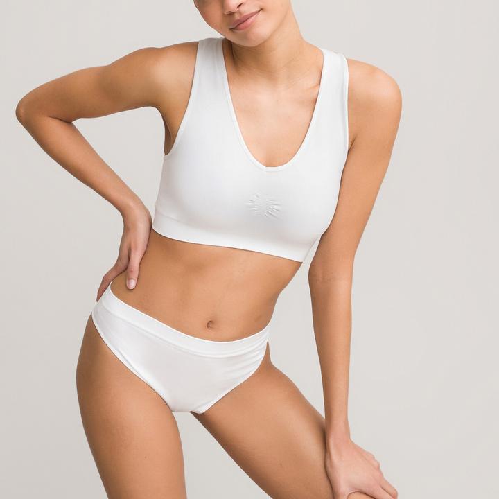 Image du produit La Redoute Collections Maxi slip sans couture Milky (S, Une unité par pack)